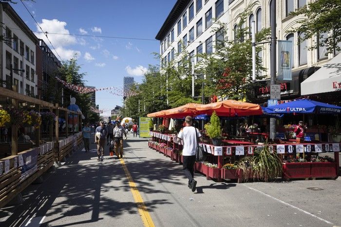 Soccer fans congregated in several areas of Vancouver on Thursday to watch the opening match of the FIFA World Cup 2026. The FIFA Pedestrian Zone in downtown Vancouver was well attended. Mexican fans filled several locations in the Mexican Barrios, including The Cambie to watch their team play South Africa.