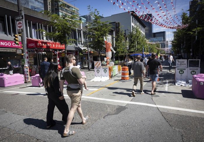 Soccer fans congregated in several areas of Vancouver on Thursday to watch the opening match of the FIFA World Cup 2026. The FIFA Pedestrian Zone in downtown Vancouver was well attended. Mexican fans filled several locations in the Mexican Barrios, including The Cambie to watch their team play South Africa.