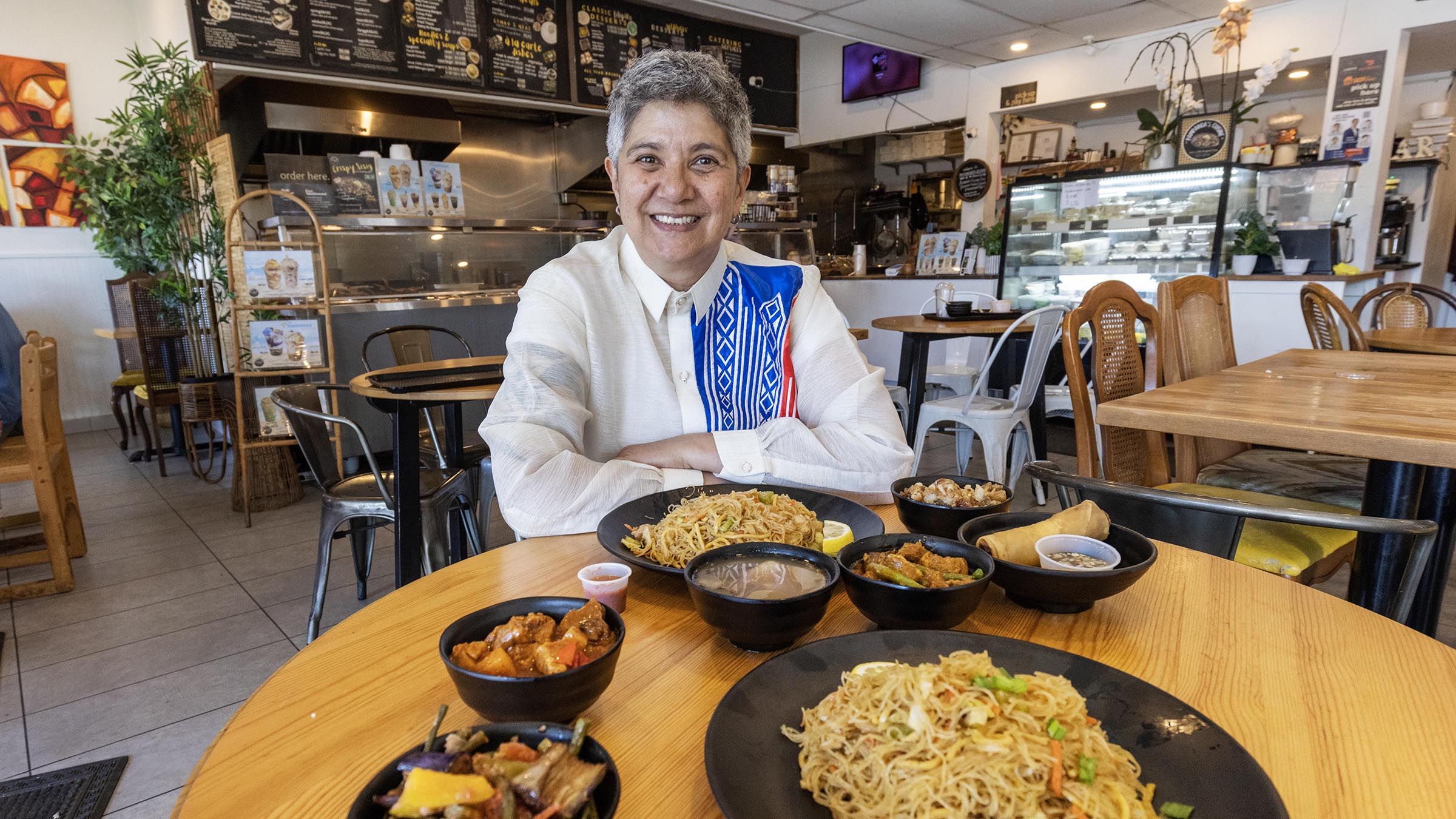 Mable Elmore at Pampanga's Cuisine on Fraser Street in Vancouver.