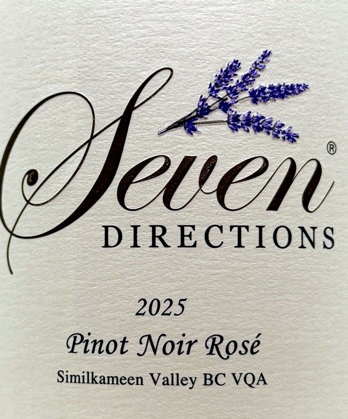 Bottle of Seven Directions Pinot Noir Rosé