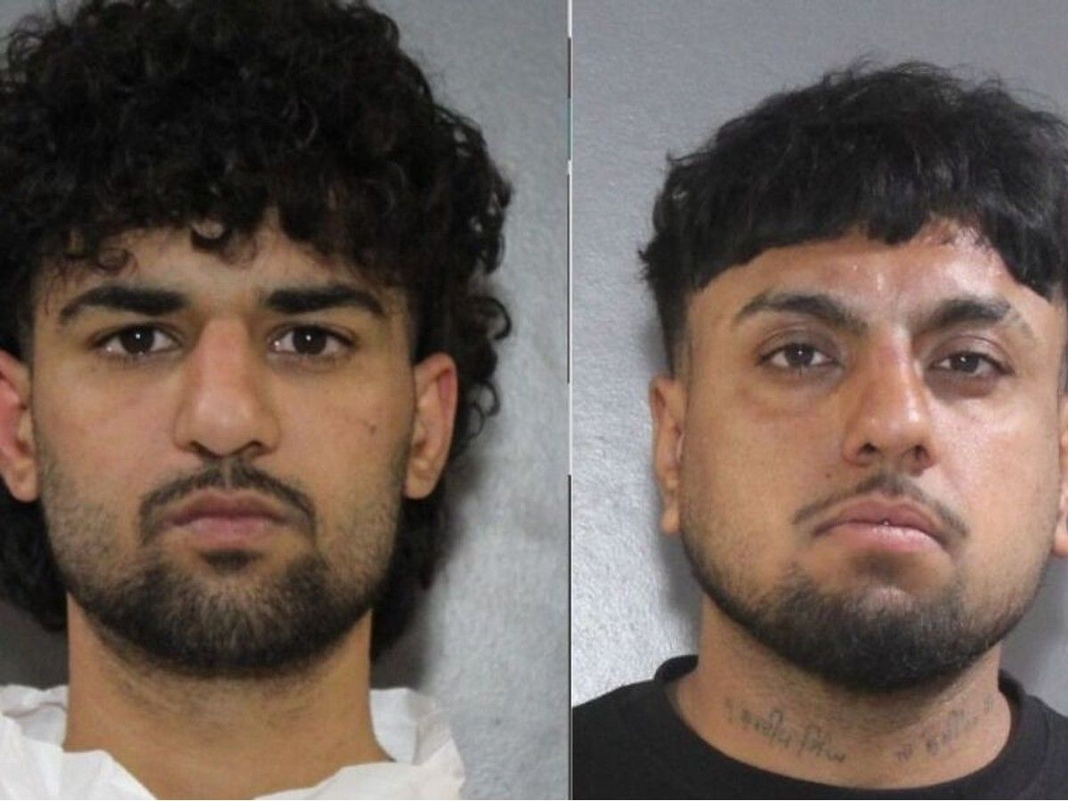 Arman Singh (L) and Simarjeet Singh are charged in relation to an extortion-related shooting near 96 Avenue and 133A Street on June 11, 2026.