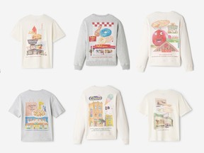 The Roots Pit Stop Collection highlights six iconic Canadian food stops.