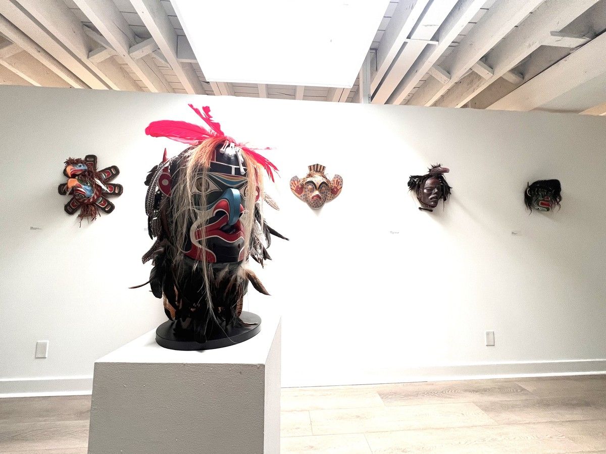 Beau Dick masks at Fazakas Gallery