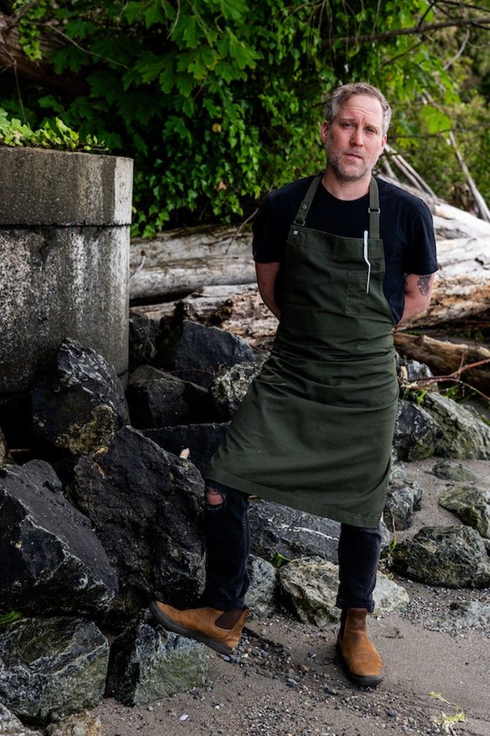 Johnny Spero, executive chef of Passage at The Inn at Langley on Whidbey Island, Washington.
