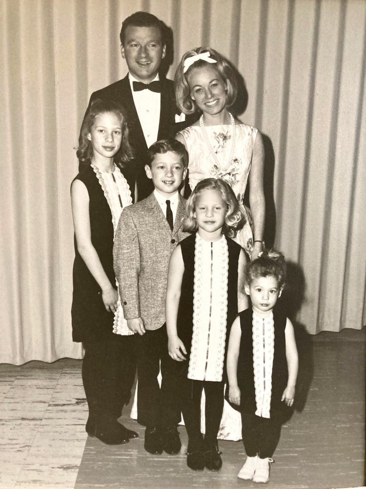  Frances Belzberg and her family.