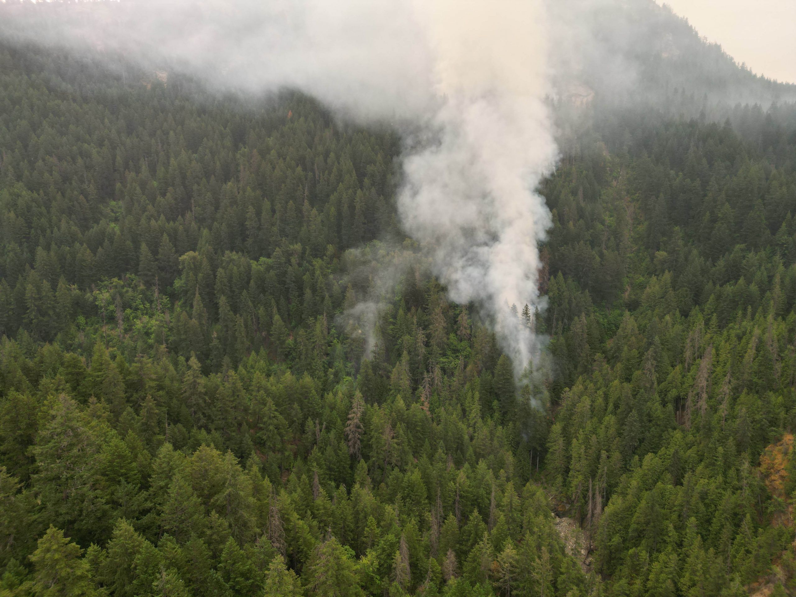Brunswick Creek wildfire grows, leads to air quality warning in east Fraser Valley