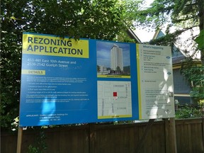 East 10th sign