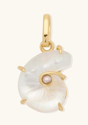 Nautilus shell pendant, $155 at Leah Alexandra, leahalexandra.com