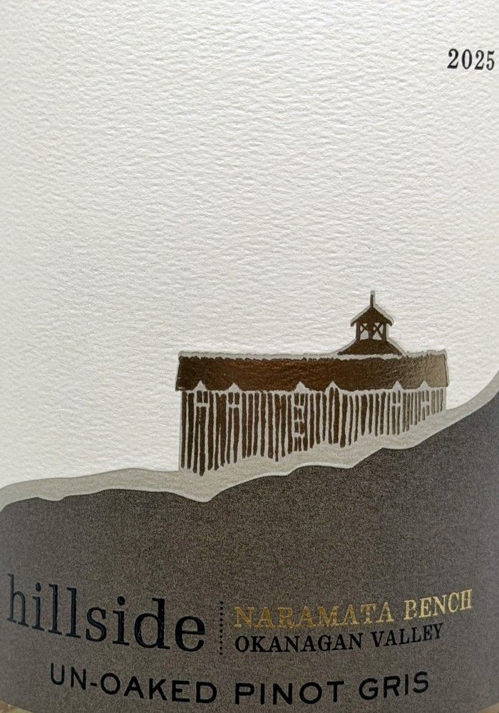 Bottle of Hillside Un-oaked Pinot Gris