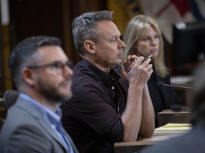 Vancouver city councillor Brian Montague at Vancouver city hall Tuesday, Oct. 7, 2025.
