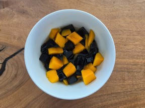 Grass jelly has long been enjoyed in Chinese desserts and drinks, and is also valued in traditional Chinese medicine.