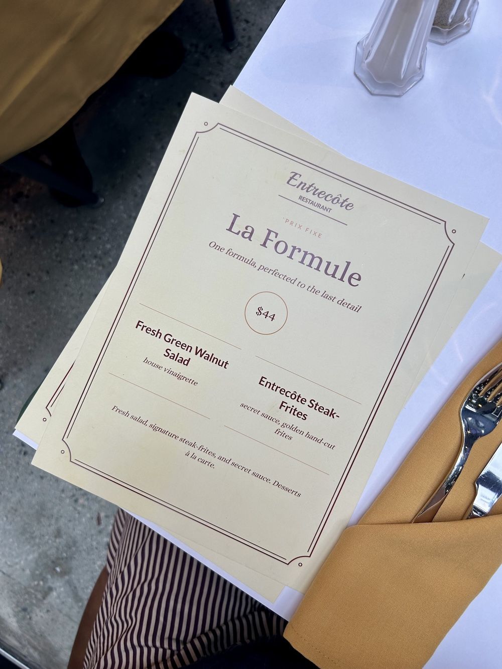Entrecôte Restaurant