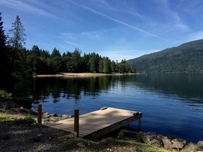 A lakeside view of Cultus