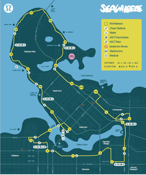 Lululemon SeaWheeze course