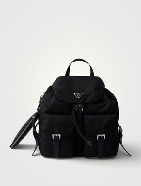 Prada Medium Re-nylon backpack, $3,400 at Holt Renfrew, holtrenfrew.com.