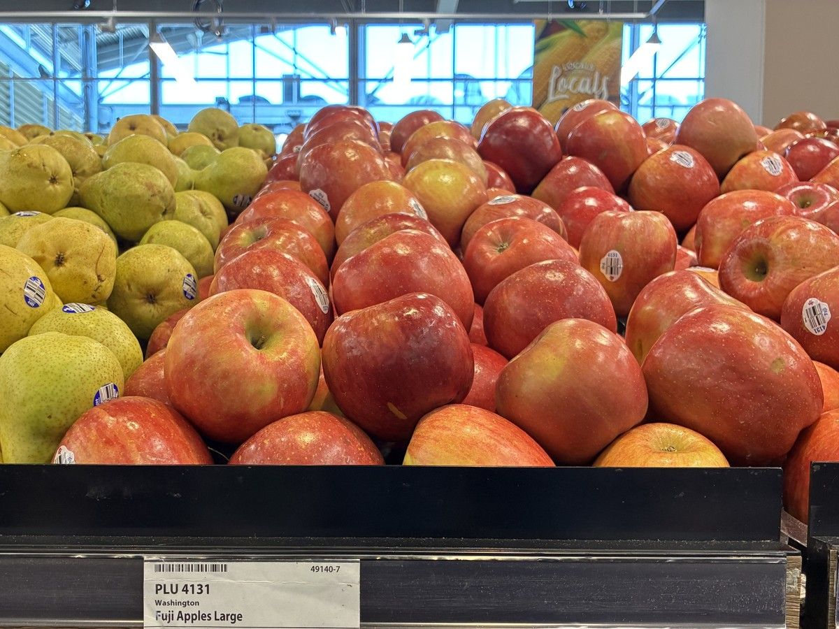  A photo of Fuji apples from Washington state at Save On Foods in Surrey on Monday