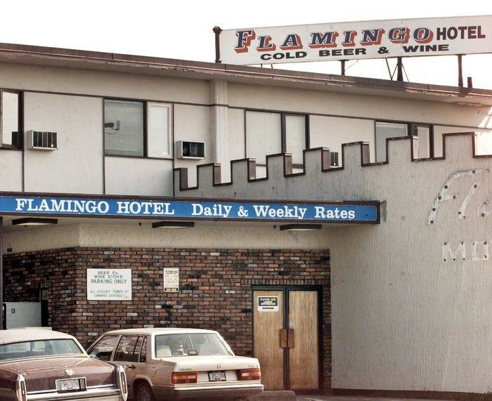  The Flamingo hotel in Whalley in 2001. Peter Battistoni/Vancouver Sun