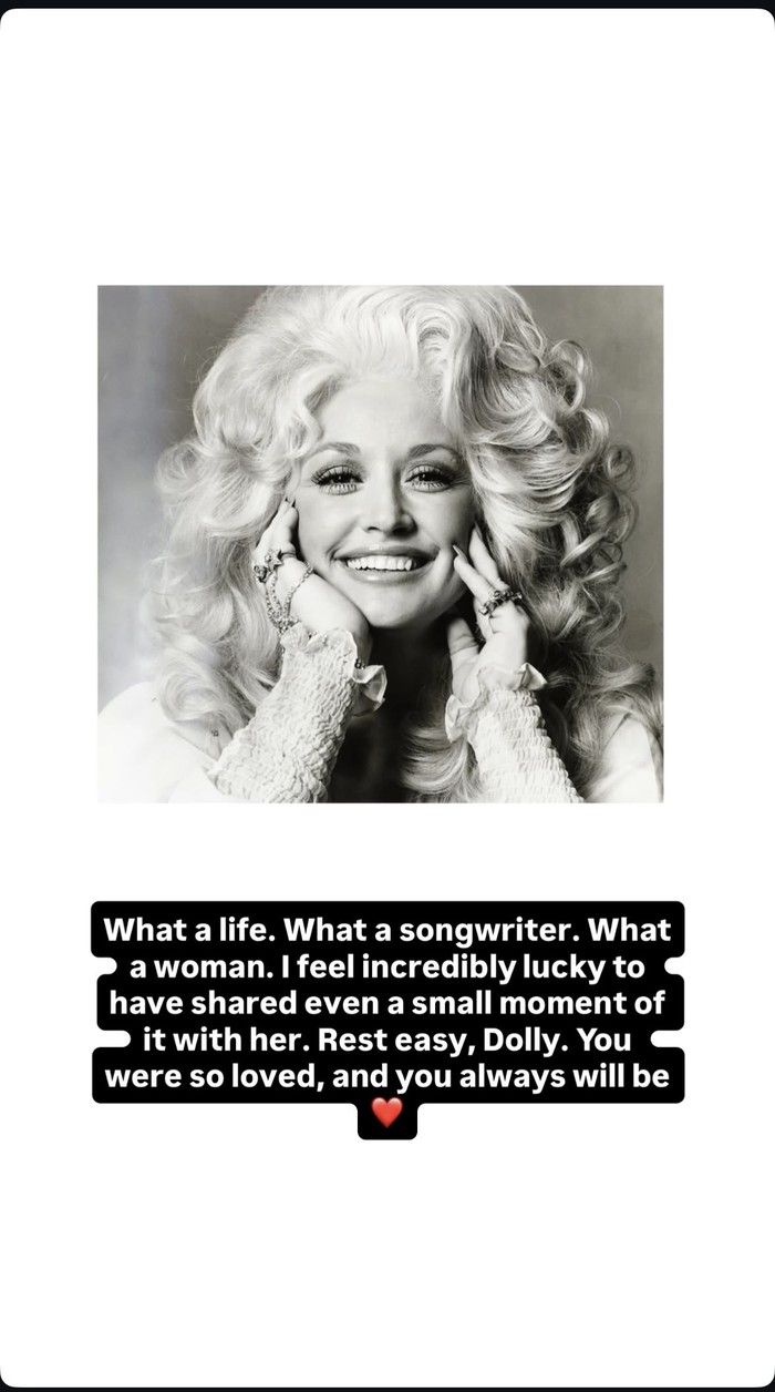 Dolly Parton Buble instagram