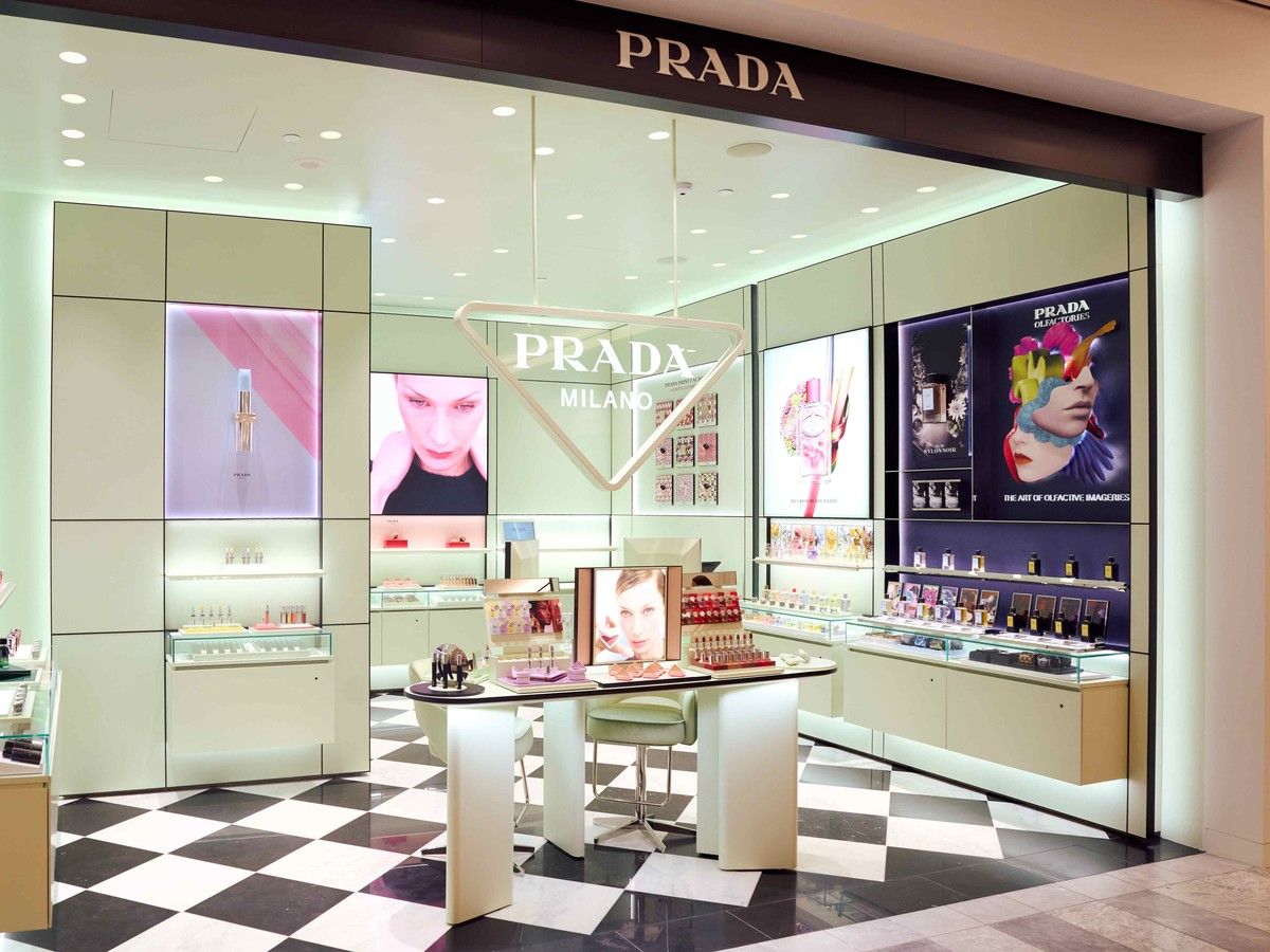 A Prada Beauty boutique has opened in Vancouver at Holt Renfrew.