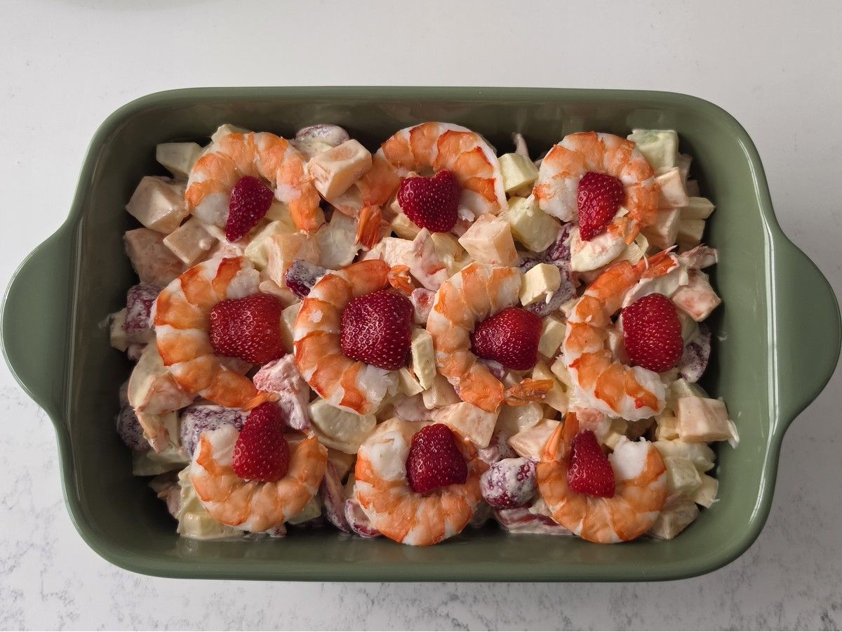 Recipe: Hong Kong-style shrimp fruit salad