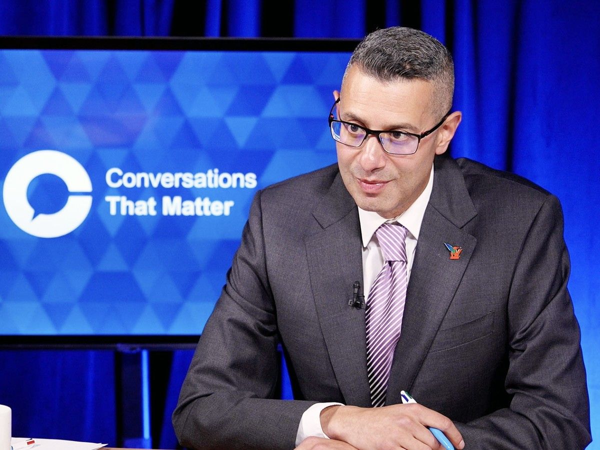 Kareem Allam, Vancouver Liberals mayoral candidate, photographed for the Conversations That Matter series
