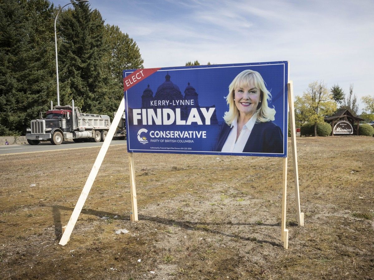 Several B.C. Conservative MLAs wait to see what happens with Kerry-Lynne Findlay as byelection looms