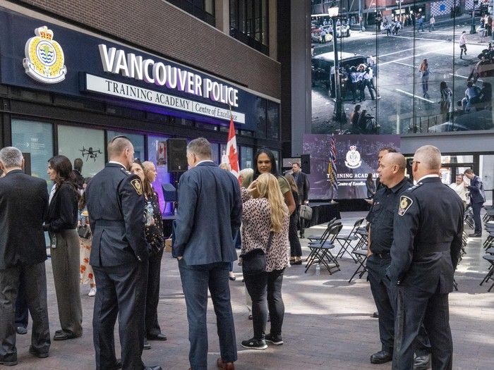 Vancouver police, protest and art convene, again, at Woodward's