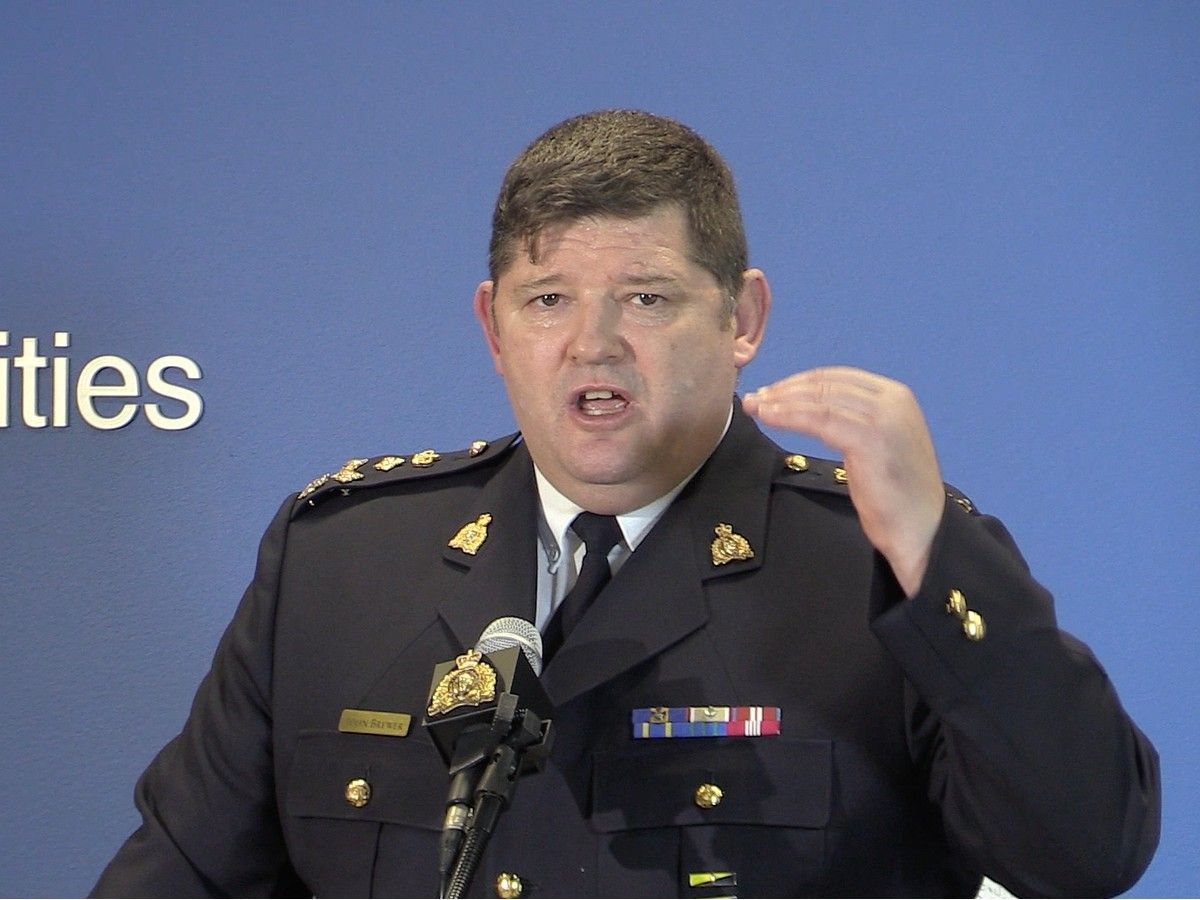 B.C.'s top Mountie, RCMP Asst. Commissioner John Brewer on Jan. 20, 2026