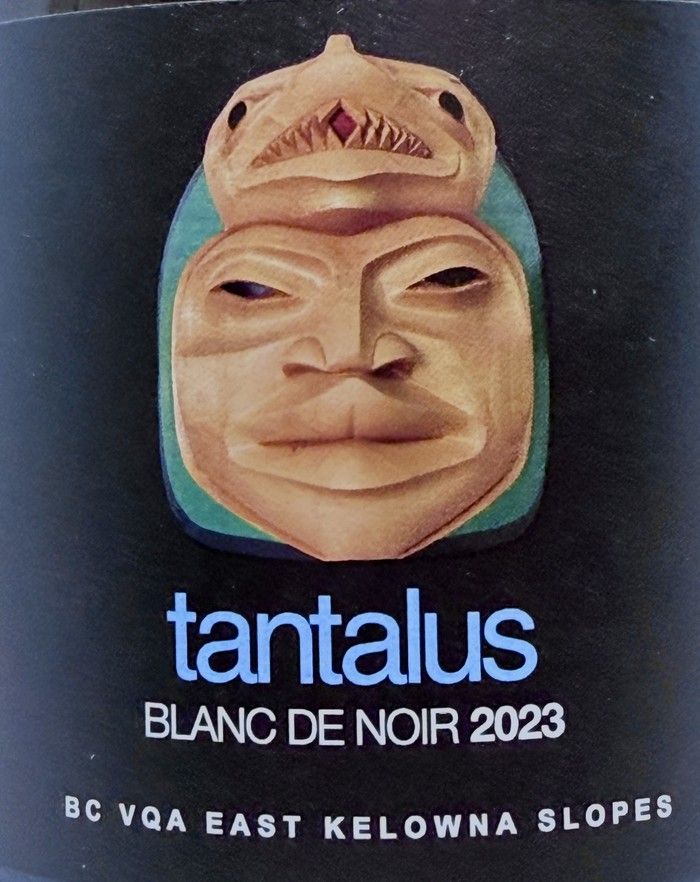 Bottle of Tantalus Blanc de Noir 2023.