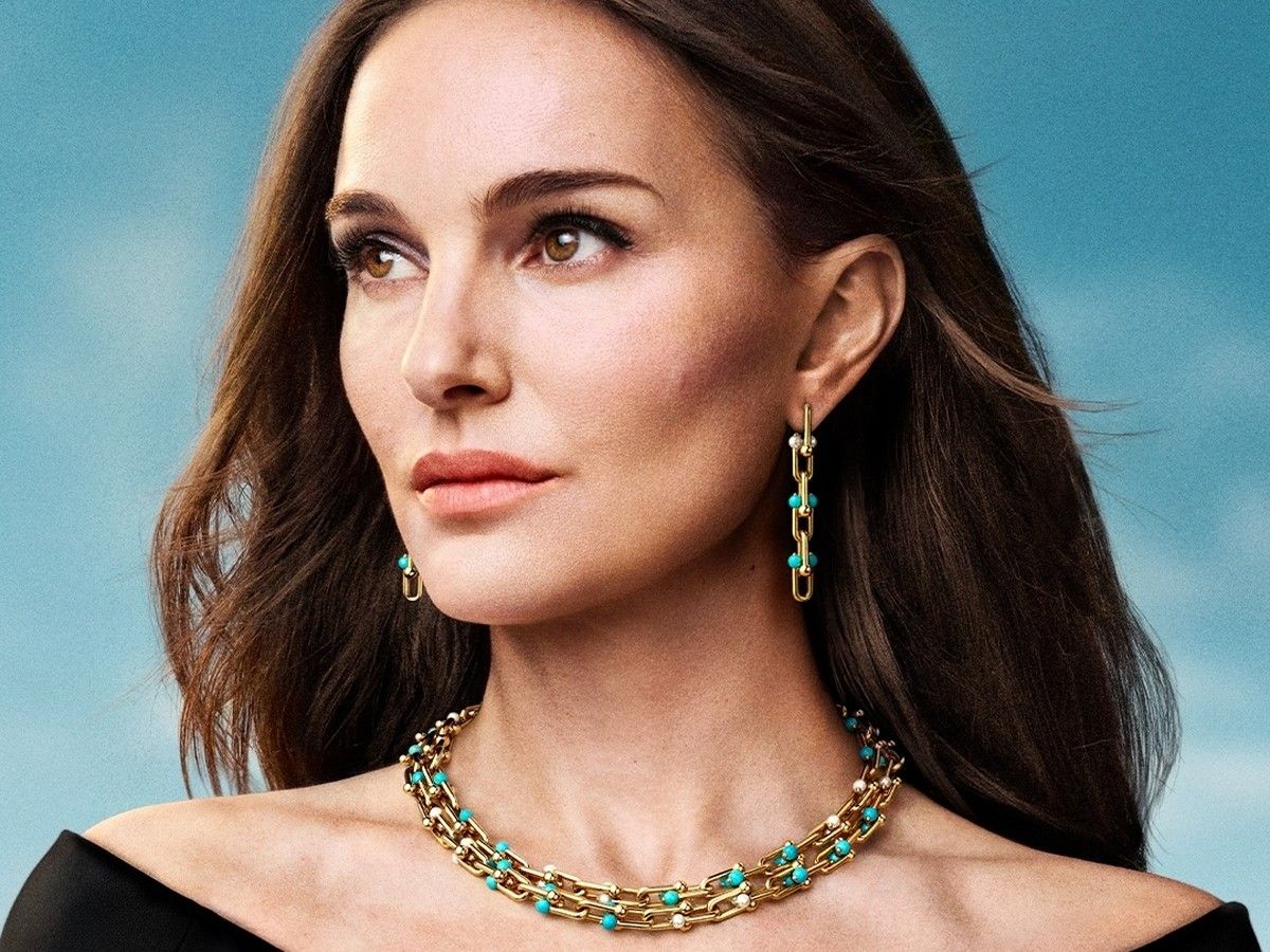Tiffany & Co. global ambassador Natalie Portman wears new HardWear by Tiffany designs.
