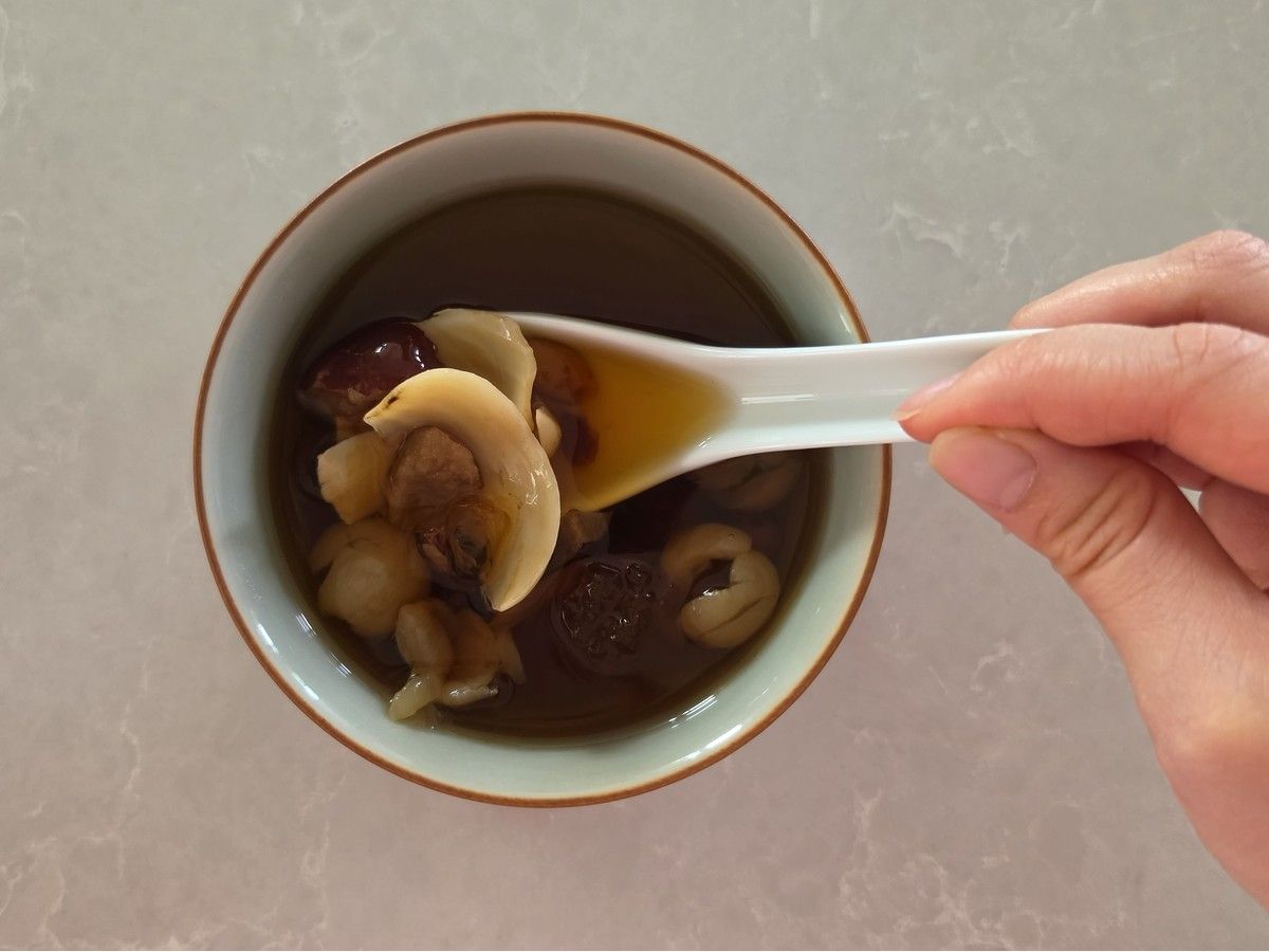 Try making this Five Treasures Herbal Tea recipe at home.