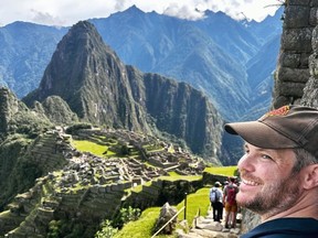 Justin McElroy, seen here at Machu Picchu in Peru,