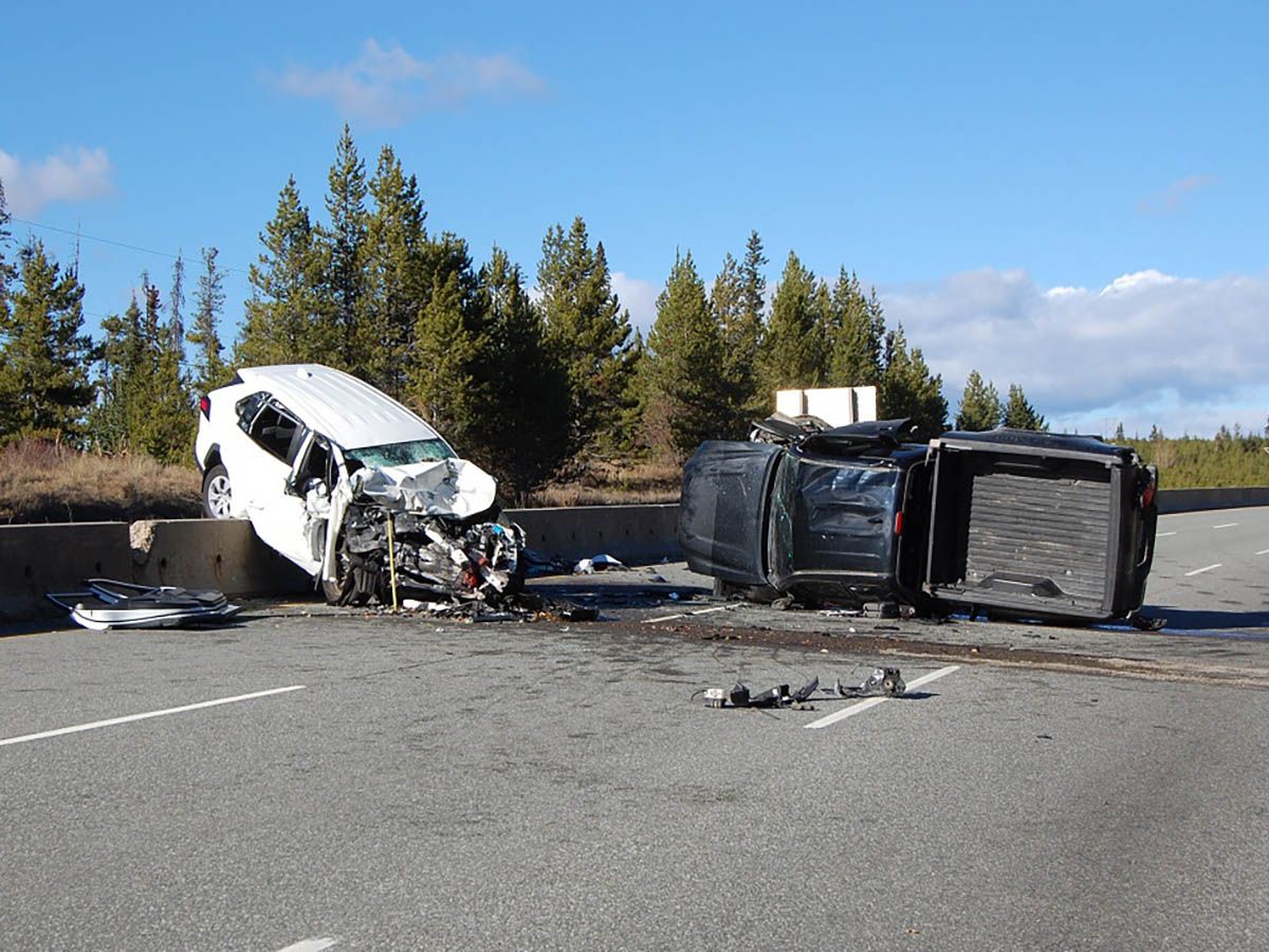Coquihalla crash scene