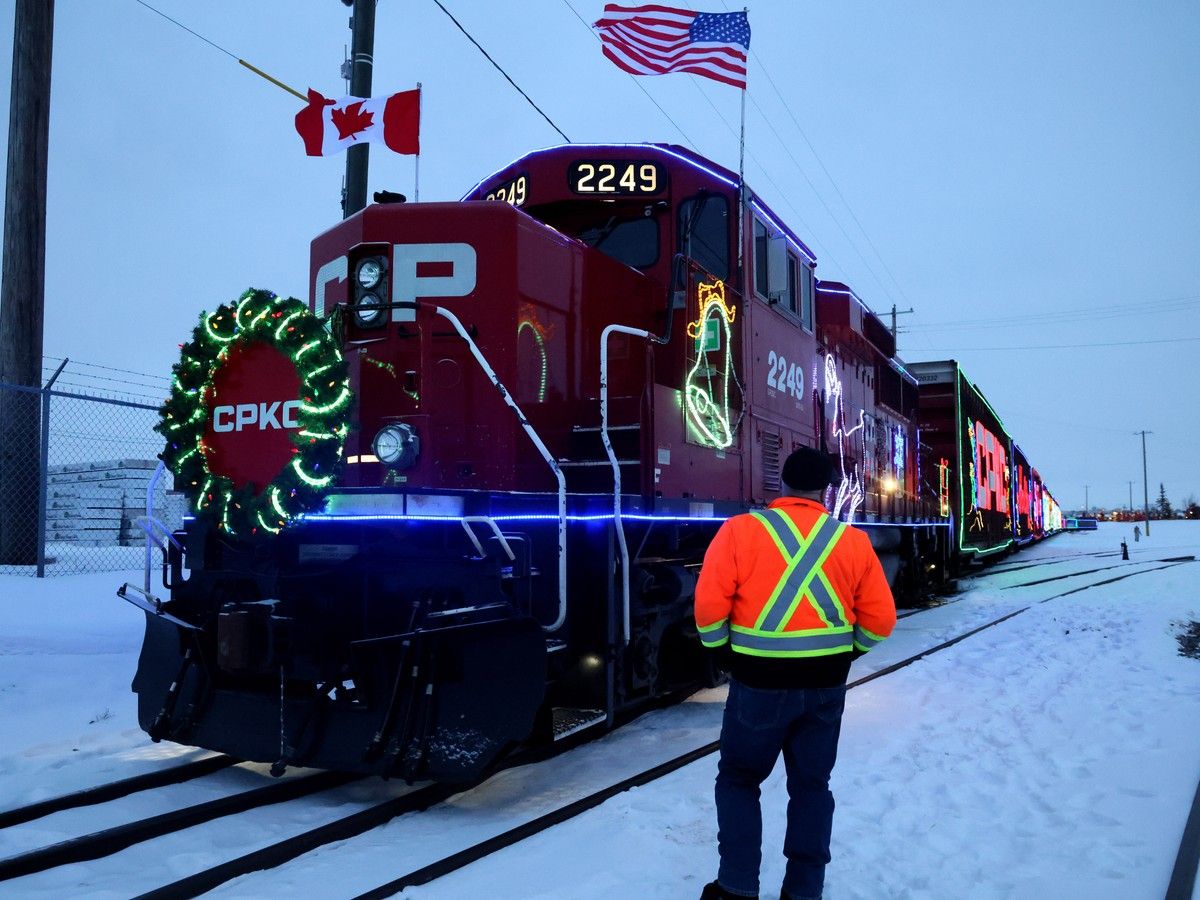 The CPKC Holiday Train rolls through B.C. this December.