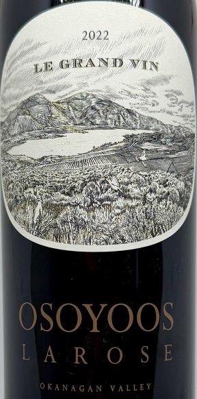 Bottle of Osoyoos Larose 2022.