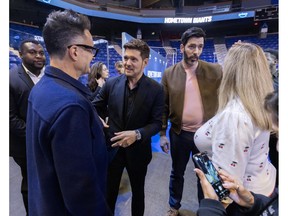 Michael Bublé and Drew Scott