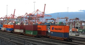 Scenes from the Port of Vancouver.
