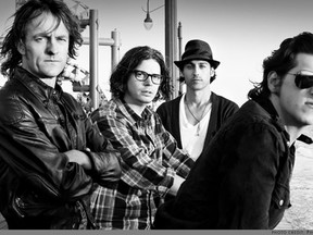 UNDATED --Our Lady Peace. Left to right: Duncan Coutts (bass), Jeremy Taggart  (drums), Raine Maida (vocals), Steve Mazur (guitar). Credit: Sony Music Canada.  (Arts)  For Rob Williams (Winnipeg Free Press).