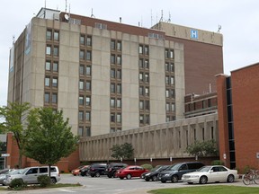 An exterior shot of Windsor Regional Hospital.
