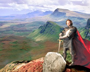 Photo from the 2011 Stratford Festival production of CAMELOT. Geraint Wyn Davies as King Arthur. (HANDOUT PHOTO: Andrew Eccles.)