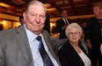 Paul Hansen, 82, and his wife Suzanne, 79, attend the 75th anniversary celebration for CAW Local 195 at the Fogolar Furlan on Saturday, Nov. 19, 2011. Hansen was a member of Local 195 for 63 years and held the position of financial secretary for 21 of those years. (Photograph by Dylan Kristy / The Windsor Star)