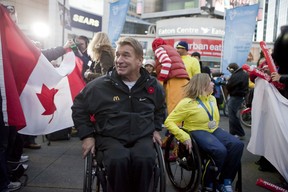 Rick Hansen in Toronto on Nov. 5, 2011. Photo by Matthew Sherwood for Postmedia.