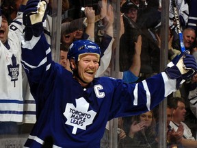Mats Sundin will have his No. 13 raised to the rafters at the ACC on Feb. 11. (Dave Abel/Getty Images)