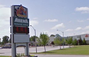 Tecumseh Arena, seen in this image from Google Maps