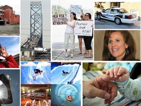 Multi-picture illustration of the top news stories for 2011 as selected by The Windsor Star.