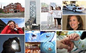 Multi-picture illustration of the top news stories for 2011 as selected by The Windsor Star.