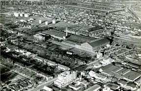 Aerial of the Ford Motor Company and Canadian Bridge. (The Windsor Star-FILE)