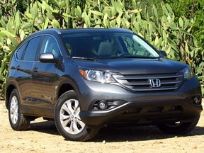 Production of crossovers, like the Honda CR-V, are powering the auto industry in Canada.