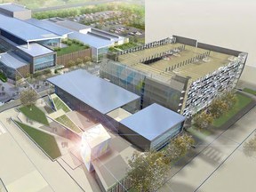 After years of parking problems, the university announced today that it will build a seven-storey parking structure, with attached two-storey Innovation Centre, by the summer of 2013.