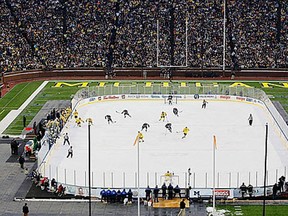 The 2013 Winter Classic could be played at Michigan Stadium in Ann Arbor, Mich., and may involve the Windsor Spitfires.